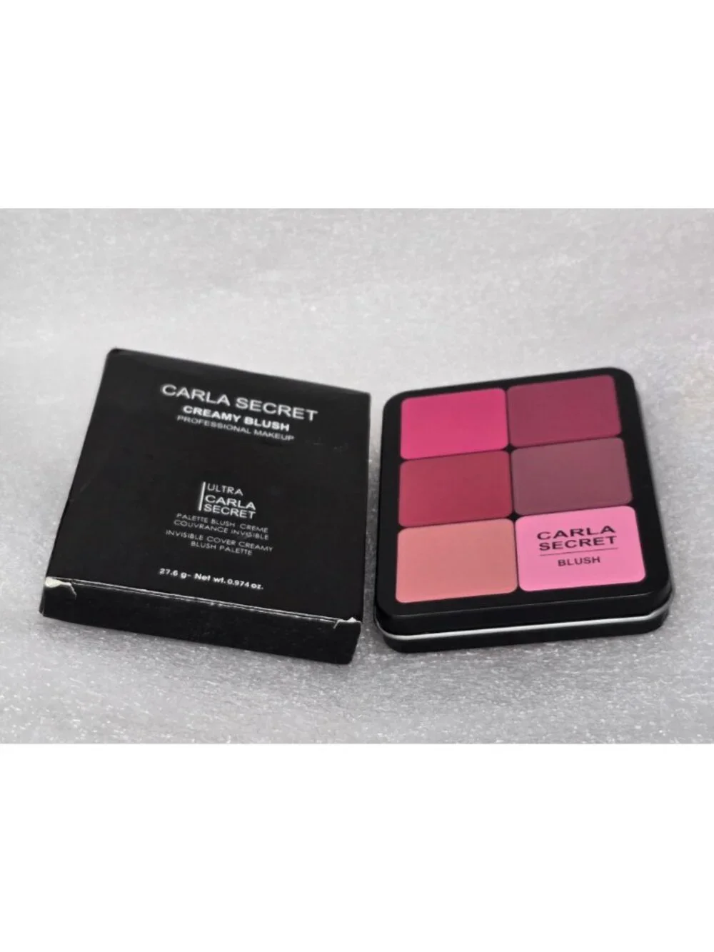 Carla Secret Creamy Blush Palette Professional Makeup Assorted Shades